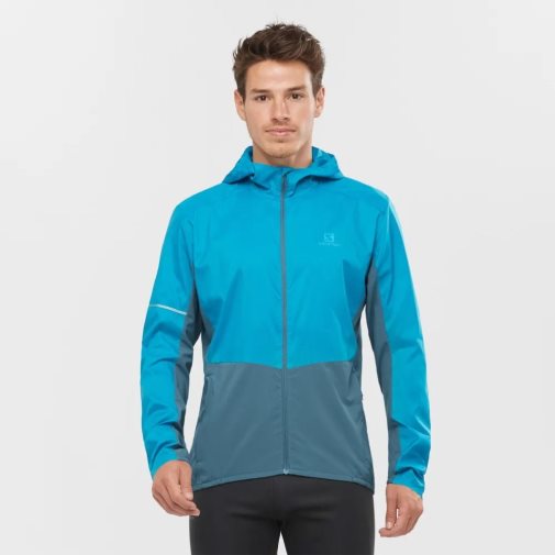 Blusão Salomon Agile Masculino Turquesa | PT H04869